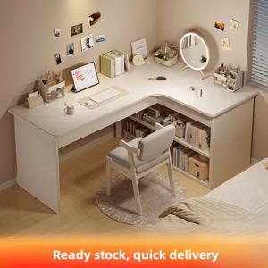 컴퓨터 책상 데스크탑 가정용 침실 책장 일체형 학생 학습용 쓰기 테이블 코너 다기능 사무용 책상