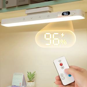 터치 테이블 램프 자기 책상 램프 디밍이 가능한 Bulit 2500mAh 배터리 독서 캐비닛 거울 침대 옆 충전식 야간 조명