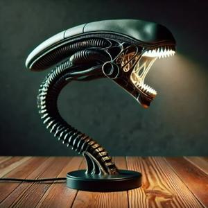 외계인 레진 피규어 램프 스탠드 침실 장식용 외계 생명체 조명 홈 데코레이션