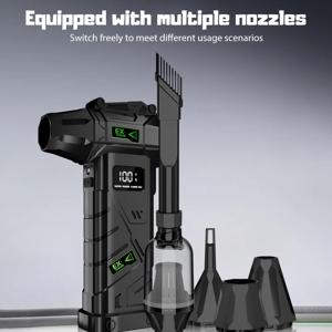 미니 터보 제트 팬 990000 RPM 무선 전기 에어 더스터 강력한 바람 충전식 자동차 청소 에어 블로워