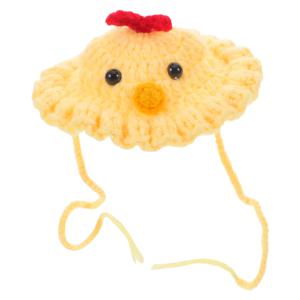 미니 펫 파티 모자 부활절 니트 소동물 모자 토끼 햄스터 기니피그 파충류 의상 비어디드 드래곤 리자드 카멜레온