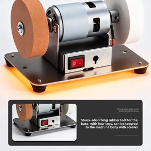 순수 구리 모터 칼 연마기 - 산업용 다기능 데스크탑 연마 휠