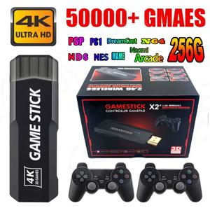휴대용 게임 콘솔 X2 플러스 256G 4K 울트라 HD 화면 50000개 이상의 레트로 게임 무선 HDMI TV 출력 50개 이상의 에뮬레이터