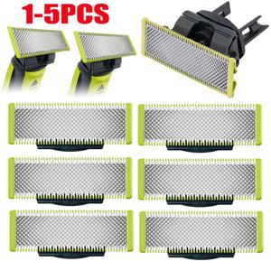 OneBlade QP2520 QP2630 QP6510 수염 트리머용 면도기 교체 블레이드 및 코털 트리머 교체 헤드