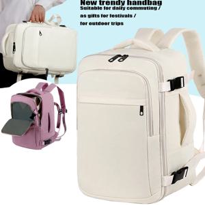 이상적인 실용적인 멀티 포켓 백팩 다양한 색상 선택 가능 조절 가능한 스트랩 경량 일상용 스타일리시한 기능성 가방