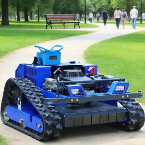 맞춤형 550mm 절단 폭 트랙형 잔디깎이 원격 제어 잔디깎이 CE EPA 인증