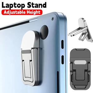 조정 가능한 접이식 노트북 스탠드 미니 다리 레노버 노트북 냉각 홀더 발을위한 초박형 휴대용 지원 보이지 않는 브래킷