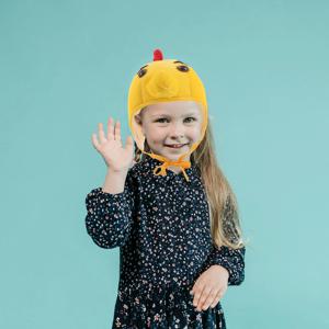 치킨 동물 머리띠 노란색 작은 병아리 모자 부드러운 파티 모자 참신한 코스프레 소품 크리스마스 추수감사절 의상 액세서리