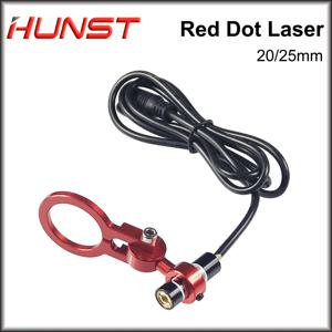 Hunst 레드 닷 세트 포지셔닝 다이오드 모듈 레이저 조각기 직경: DIY Co2 레이저 헤드 용 20/25mm DC 5V