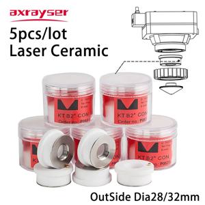 5pcs 레이저 세라믹 홀더 링 28/32mm Precitec Raytools WSX 섬유 헤드 부품 P0571-1051 KT CON Procutter Lightcutter BT230 240