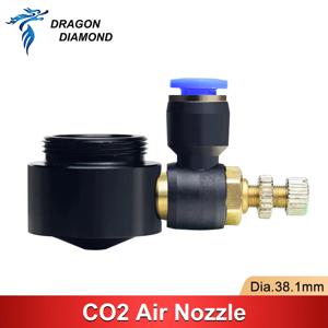 CO2 공기 노즐 Dia.20 FL38.1mm 레이저 렌즈 레이저 헤드 Co2 레이저 절단기용 짧은 노즐
