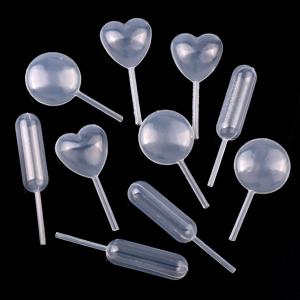 50Pcs 4ML 플라스틱 피펫 실리콘 몰드에 대 한 일회용 안전 플라스틱 눈 Dropper UV 에폭시 수 지 공예 보석 만들기