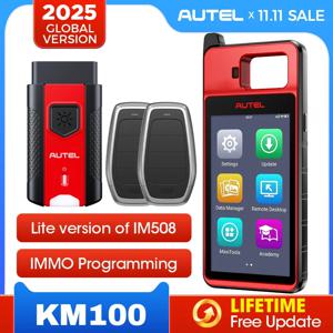 Autel MaxiIM KM100 Key Fob 프로그래밍 Immobilizer 도구 2PCS Autel IKEY for 60s 키 생성 OBD IMMO 키 학습 99% 자동차