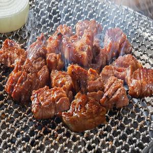 [사계별미] 국내산 한돈 LA 돼지갈비 순살 양념 숯불 돼지갈비