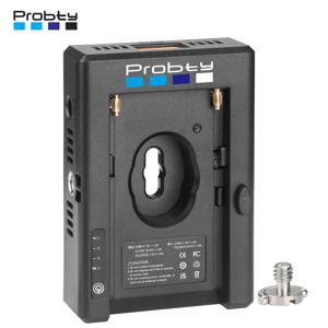 NP-F 배터리 충전기 배터리 어댑터 플레이트 BMPCC 4K 6K DSLR ILDC 용 NP-F550 F750 F970 용 콜드 슈 어댑터 1/4in