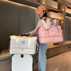 경량 수하물 가방, 대용량 여행 더플 백 체육관 토트 백, 어깨 위켄더 밤새 가방