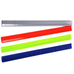 야간 사이클링 반사 스트랩 암밴드, 조깅 자전거 반사 글로우 테이프, 보안 보호 반사판 테이프, 4 개