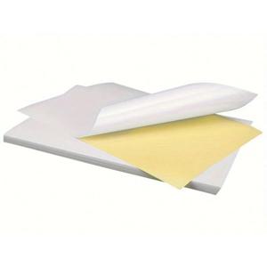 50개 A4 광택 자체 접착 라벨 용지 인쇄 가능, 잉크젯 프린터 및 레이저 프린터, 밝은 흰색, 속건성, 적합