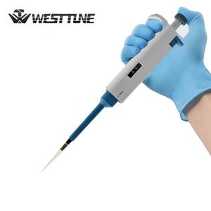 Westtune 실험실 피펫 플라스틱 단일 채널 디지털 조정 가능한 마이크로 피펫 화학 실험실 장비에 대한 정확한 전송