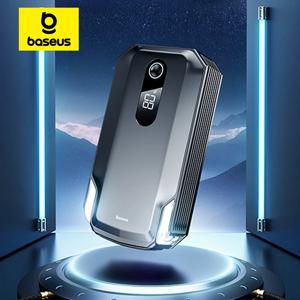 Baseus 자동차 점프 스타터, 자동차 배터리 충전기용 보조배터리 부스터, 가솔린 디젤, 12V, 자동차 시동 장치, 2000A, 20000mAh