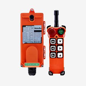 원격 제어 6단 단일 속도 채널 푸시버튼 오버헤드 크레인 호이스트 산업용 무선 라디오 리모컨 F21-E1