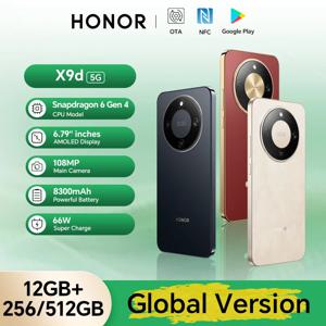 오리지널 글로벌 버전 HONOR X9d 12GB+512GB 5G 스마트폰 6.79인치 120Hz 화면 108MP AI 카메라 8300mAh 66W 슈퍼 충전