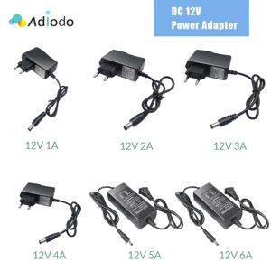 AC 110-240V DC 12V 1A 2A 3A 5A 6A 8A 범용 전원 어댑터 공급 충전기 어댑터 EU US AU UK 5M 10M 15M LED 라이트 스트립용