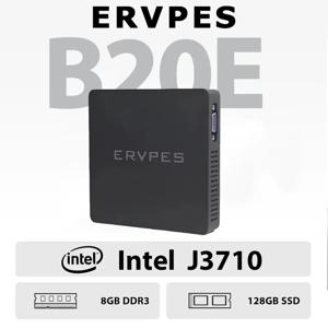ERVPES B20E 미니 PC, 윈도우 11 프로, 8GB RAM 128GB SSD, 인텔 J3710, 듀얼 밴드 와이파이, 가정 및 사무실용 컴팩트 데스크탑