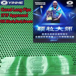 YINHE VVIP Maste Long Pips 탁구 고무 OX 경화/미경화 Huang Jianjiang Medium Pips 탁구 고무 ITTF 승인