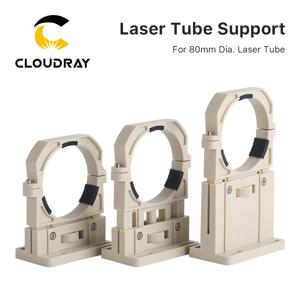 Cloudray Co2 레이저 튜브 홀더 지원 2 개/대 마운트 유연한 플라스틱 80mm 50-180W 레이저 조각 절단기