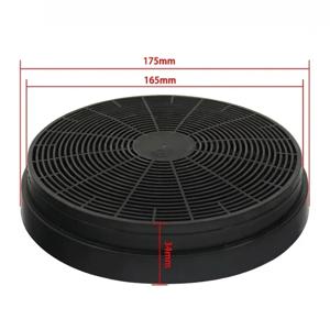 1pcs C026 레인지 후드 활성탄 필터 주방 벽 마운트 덕트없는 환기 교체 숯 밥솥 환기 필터