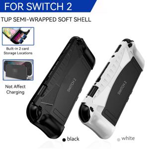 2025년형 Switch 2용 업그레이드 보호 케이스, 인체공학적이고 편안한 TPU 그립 셸, NS Switch 2 핸드헬드 보호 케이스, 게임 액세서리