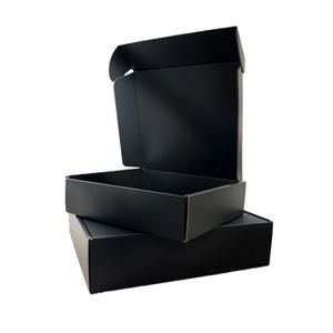 10개입 양면 검정색 항공기 상자 정사각형 삼중층 골판지 초강력 소재 특급 운송 항공기 상자