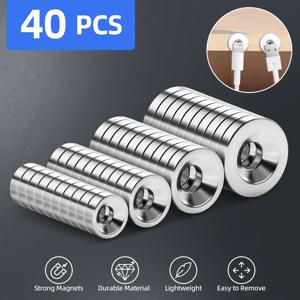 구멍이 있는 강력 자석, 헤비 듀티 자석, 라운드 디스크 카운터싱크, 락커 도구 보관용 -10x3 12x3 15x3 18x3mm