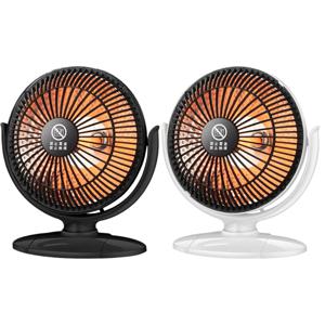 6인치 미니 책상 히터 200W 휴대용 개인 히터 에너지 절약 안전 난방 과열 보호 사무실 가정, 침실용