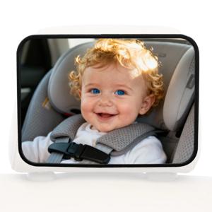 1개 파손 방지 아기 자동차 거울, 자동차 안전 시트 후방 거울, 쉬운 설치, 범용 적합