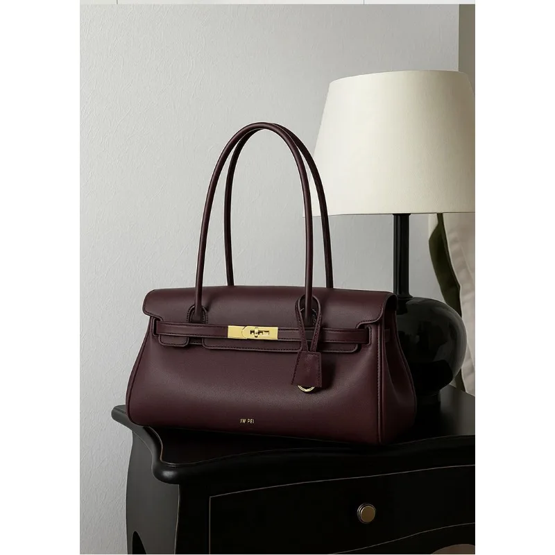 JW PEI 여성용 서류가방, 신상, 핸드백, 숄더백, 언더암백, 니치 디자인, 바게트백
