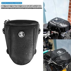다기능 오토바이 뒷좌석 가방 방수 오토바이 테일 가방 레인 커버가있는 대용량 모토 크로스 라이더 숄더 백
