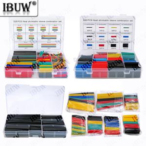 328PCS 164-560개 열수축 튜브 절연 수축 튜브 모음 전자 폴리올레핀 와이어 케이블 슬리브 키트