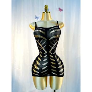 섹시한 커버업 홀로우 아웃 망사 드레스 비키니 없이 여름 휴가 DSH602