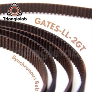 R Trianglelab Gates 2GT 벨트 동기식 벨트 타이밍 벨트 폭 6MM 9MM 내마모성 GT2 Ender3 cr10 Anet 3D 프린터용