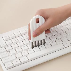 부드러운 브러시와 다기능 도구가 포함된 키보드 컵 뚜껑 청소 브러시 ​​키트 클리너 키캡