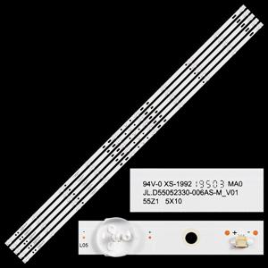5개 LED 백라이트 스트립 10 램프 K55DLX9US LE-55Z1 ST-5540US MS-L3184 V2 SJ.CX.D 5500802 -2835KS-M JL.D 55052330 -006AS-M_V01