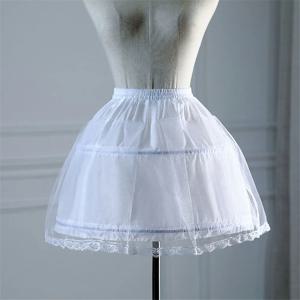 키즈 페티코트 꽃 소녀 드레스 어린 소녀 크리 놀린 2 후프 스커트 페티코트 로리타 스커트 언더 셔츠 베스 티드 드 노비 아