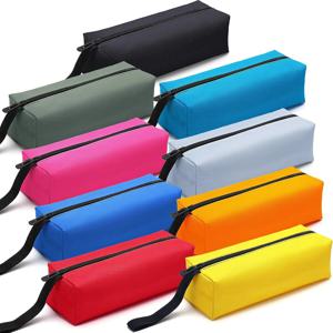 작은 공구 파우치 지퍼 공구 가방 캔버스 방수 다용도 손잡이 지퍼 공구 파우치 지퍼 공구 가방 토트백