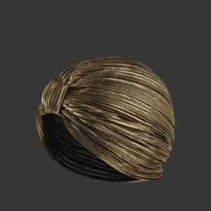 여러 가지 빛깔의 폴리 에스터 폴드 이슬람 터번 여성 리본 랩 더블 레이어 Headwrap Femme 랩 헤드 스카프 Mujer 최신