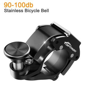 스테인레스 자전거 벨 링 MTB 사이클링 경적 자전거 벨 핸들 바 자전거 안전을위한 선명한 사운드 경적 전기 자전거 액세서리