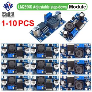1-10PCS LM2596S DC-DC 3A 92% 스텝다운 전원 공급 장치 모듈 조정 가능한 스텝다운 모듈 3.2V-35V ~ 1.25V-30V 전압 조정기