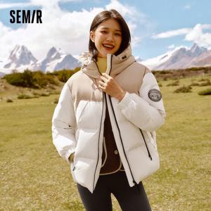 여성용 세미 다운 재킷, 따뜻한 다용도 패션 겨울 의류, 3 가지 내성 아우터, 2024 신상
