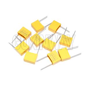 10pcs X2 안전 커패시터 15mm 275VAC 275V 0.022UF 0.047UF 0.1UF 0.15UF 0.22UF 0.33UF 0.47UF 0.68UF 1UF 폴리프로필렌 필름